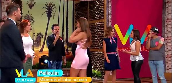  Vanessa Claudio Culazo En Minivestido Rosa   Tabata Nalgona VLA 28may18